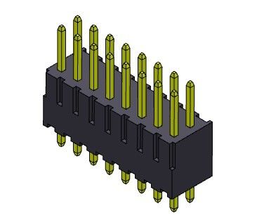 Double TYPE d'IMMERSION de rangée de Pin Header Connector 2.54mm - 2 *2 PIN To 2*40PIN H=7.40MM
