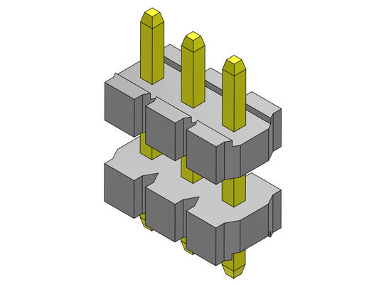 TYPE 1 droit *1 PIN To 1*24PIN de seule pile de rangée de Pin Header Connector 3.96mm