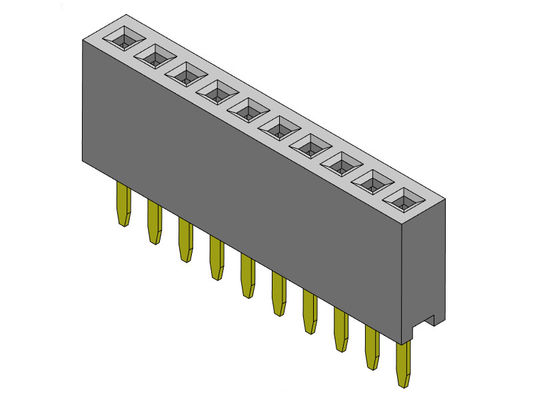 Type 1 droit *2 PIN To 1*40PIN H=4.30mm d'en-tête de rangée simple femelle du connecteur 1.27mm