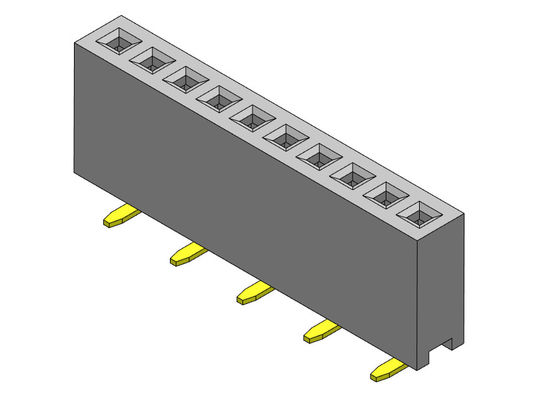 Type 1 simple femelle *2 PIN To 1*40PIN H=4.30mm de SMT de rangée du connecteur 1.27mm d'en-tête