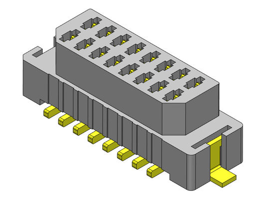 06-30 conseil de Pin SMT pour embarquer le lancement 1.00mm UL94V0 LCP de connecteur