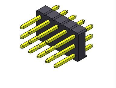 TYPE 3*2 PIN To 3*40PIN H=2.54MM d'IMMERSION triple de rangée de Pin Header Connector 2.54mm