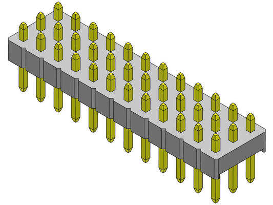 TYPE 3*2 PIN To 3*40PIN H=2.54MM d'IMMERSION triple de rangée de Pin Header Connector 2.54mm