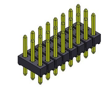 TYPE 3*2 PIN To 3*40PIN H=2.54MM d'IMMERSION triple de rangée de Pin Header Connector 2.54mm