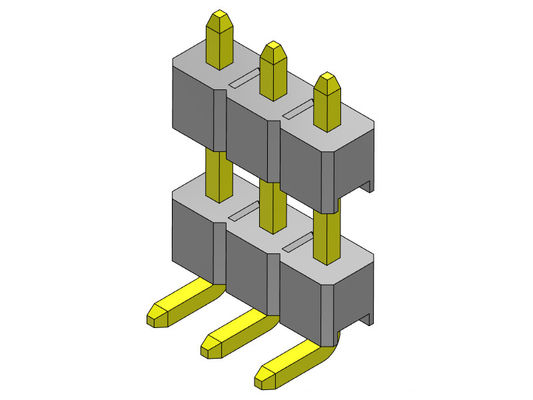 TYPE 1 R/A *2 PIN To 1*40PIN H=2.54MM de double rangée de Pin Header Connector 2.54mm