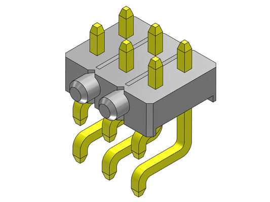 TYPE de SMT simple de rangée de Pin Header Connector 2.54mm avec les chevilles 2*2 PIN To 2*40PIN H=2.54MM
