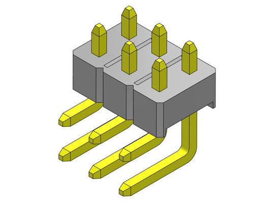TYPE R/A de rangée simple de Pin Header Connector 2.54mm - 2 *2 PIN To 2*40PIN H=2.54MM