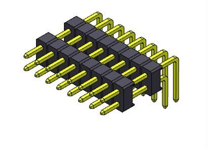 TYPE R/A de double rangée de Pin Header Connector 2.54mm - 2 *2 PIN To 2*40PIN H=2.54MM