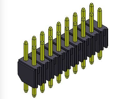 TYPE d'immersion de rangée de connecteur d'en-tête de carte PCB de 2.00mm double - 2 *2 PIN To 2*40PIN H=4.00MM