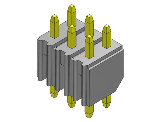 TYPE d'immersion de rangée de connecteur d'en-tête de carte PCB de 2.00mm double - 2 *2 PIN To 2*40PIN H=4.00MM
