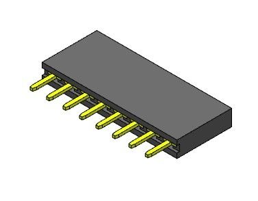 connecteurs femelles 1*2 PIN To 1*40PIN H=8.50mm d'en-tête d'immersion simple de rangée de 2.54mm