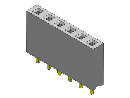 connecteurs femelles 1*2 PIN To 1*40PIN H=8.50mm d'en-tête d'immersion simple de rangée de 2.54mm