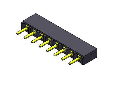 TYPE 1 simple femelle *2 PIN To 1*40PIN H=5.00mm d'immersion de rangée du connecteur 2.54mm d'en-tête