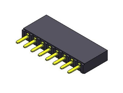 TYPE 1 simple femelle *2 PIN To 1*40PIN H=8.50mm d'immersion de rangée du connecteur 2.54mm d'en-tête