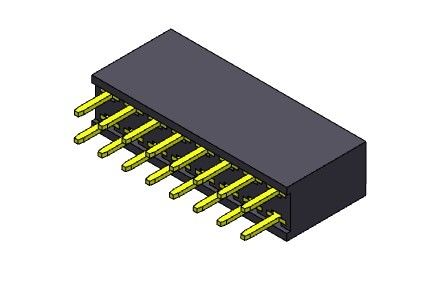 TYPE femelle d'immersion de rangée du connecteur 2.54mm d'en-tête double - 2 *2 PIN To 2*40PIN H=8.50mm