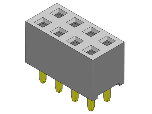 TYPE femelle d'immersion de rangée du connecteur 2.54mm d'en-tête double - 2 *2 PIN To 2*40PIN H=5.65mm