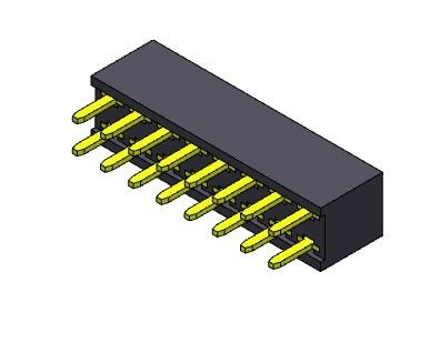 TYPE femelle d'immersion de rangée du connecteur 2.54mm d'en-tête double - 2 *2 PIN To 2*40PIN H=5.65mm