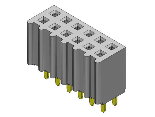 TYPE femelle d'immersion de rangée du connecteur 2.54mm d'en-tête double - 2 *2 PIN To 2*40PIN H=8.50mm