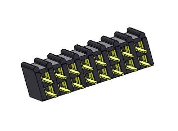 TYPE femelle d'immersion de rangée du connecteur 2.54mm d'en-tête double - 2 *2 PIN To 2*40PIN H=8.50mm