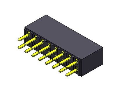 TYPE femelle d'immersion de rangée du connecteur 2.54mm d'en-tête double - 2 *2 PIN To 2*40PIN H=8.50mm
