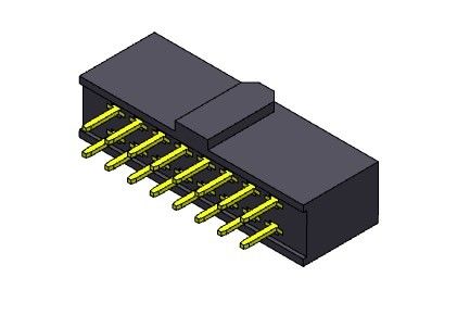 La double immersion de rangée DACTYLOGRAPHIENT à lancement de 2,54 millimètres l'en-tête femelle 2*2 PIN To 2*40PIN