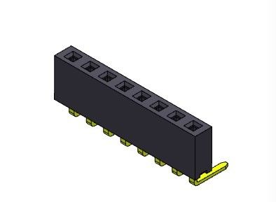 TYPE 1 à angle droit femelle *2 PIN To 1*40PIN H=5.70mm d'immersion du connecteur 2.54mm d'en-tête