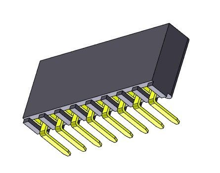TYPE 1 à angle droit *2 PIN To 1*40PIN de Pin Header Female Dip de connecteur d'en-tête de carte PCB de 2.54mm