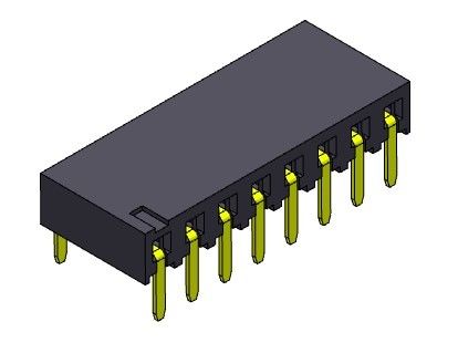 type 1 simple *2 PIN To 1*40PIN H=3.40mm de connecteur d'immersion d'entrée de rangée de 2.54mm