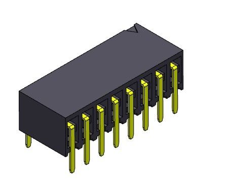 TYPE d'immersion d'entrée de rangée du connecteur 2.54mm d'en-tête de carte PCB de 2*2 PIN To 2*40PIN double