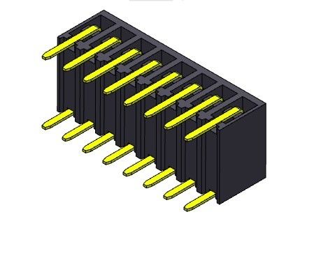 TYPE d'immersion d'entrée de rangée du connecteur 2.54mm d'en-tête de carte PCB de 2*2 PIN To 2*40PIN double