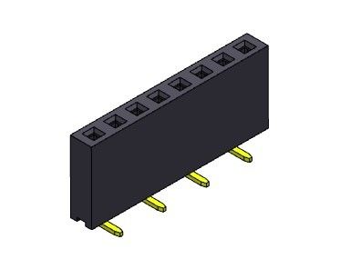 TYPE 1 *2 PIN To 1*40PIN H=8.50mm de SMT simple femelle de rangée du connecteur 2.54mm d'en-tête