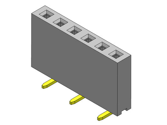TYPE 1 *2 PIN To 1*40PIN H=8.50mm de SMT simple femelle de rangée du connecteur 2.54mm d'en-tête