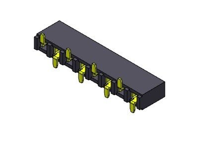 TYPE 1 *2 PIN To 1*40PIN H=5.00mm de SMT simple femelle de rangée du connecteur 2.54mm d'en-tête