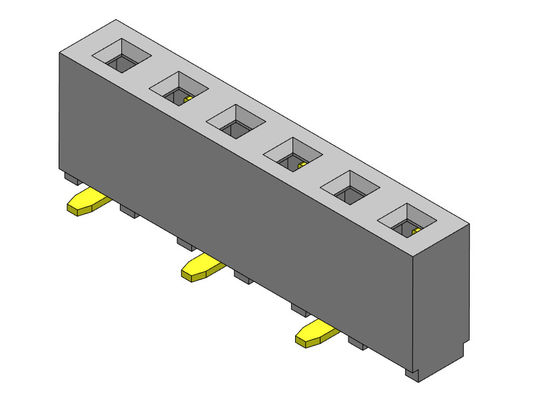 TYPE 1 *2 PIN To 1*40PIN H=5.00mm de SMT simple femelle de rangée du connecteur 2.54mm d'en-tête