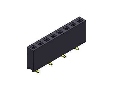 TYPE 1 *2 PIN To 1*40PIN H=7.50mm de SMT simple femelle de rangée du connecteur 2.54mm d'en-tête