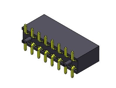 SMT DACTYLOGRAPHIENT à des connecteurs d'en-tête de carte 2.54mm 2*2 PIN To 2*40PIN H=8.50mm