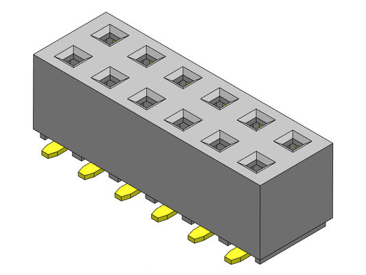 TYPE de SMT femelle de rangée du connecteur 2.54mm d'en-tête double - 2 *2 PIN To 2*40PIN H=5.00mm