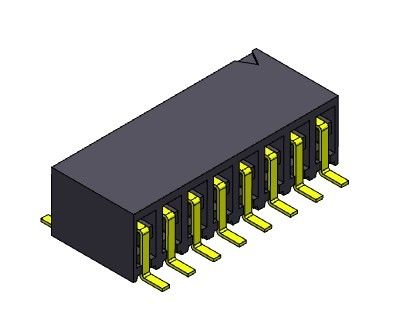 connecteur extérieur 2*2 PIN To 2*40PIN de bâti de double entrée de rangée de connecteur d'en-tête de carte PCB de 2.54mm