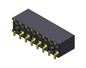 TYPE de SMT femelle de rangée du connecteur 2.54mm d'en-tête double - 2 *2 PIN To 2*40PIN H=7.10mm