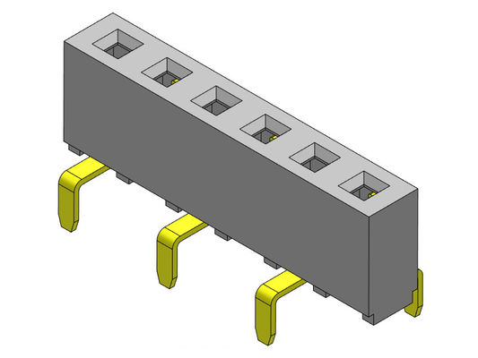 Double TYPE 1 *2 PIN To 1*40PIN H=5.00mm d'entrée d'en-tête de rangée simple femelle du connecteur 2.54mm