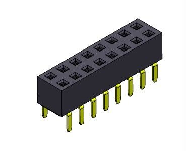 Double TYPE d'entrée d'en-tête rangée femelle du connecteur 2.54mm de double - 2 *2 PIN To 2*40PIN H=5.00mm