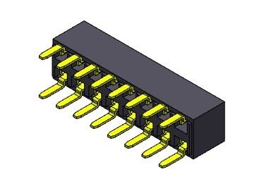 Double TYPE d'entrée d'en-tête rangée femelle du connecteur 2.54mm de double - 2 *2 PIN To 2*40PIN H=5.00mm