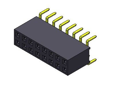 entrée Pin Female Header Connector 2*2 PIN To 2*40PIN de double rangée de 2.54mm double