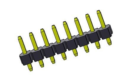 TYPE 1 simple *2 PIN To 1*24PIN H=3.18MM d'immersion de rangée de Pin Header Connector 3.96mm