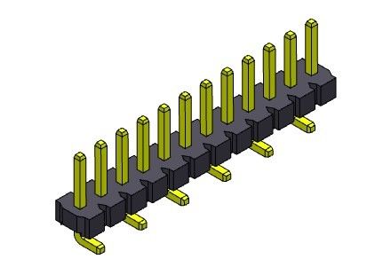 TYPE 1 *2 PIN To 1*24PIN H=3.18MM de SMT simple de rangée de Pin Header Connector 3.96mm