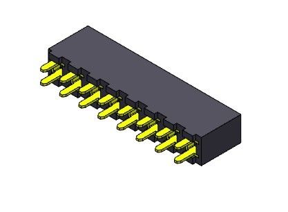 TYPE 1 *2 PIN To 1*24PIN H=8.89mm d'IMMERSION simple femelle de rangée du connecteur 3.96mm d'en-tête