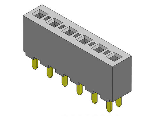 TYPE 1 *2 PIN To 1*24PIN H=8.89mm d'IMMERSION simple femelle de rangée du connecteur 3.96mm d'en-tête