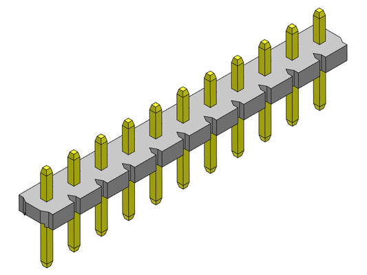TYPE 1 simple *2 PIN To 1*20PIN H=2.54MM d'immersion de rangée de Pin Header Connector 5.08mm