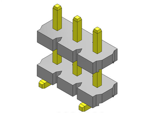 TYPE 1 *2 PIN To 1*20PIN de SMT droit de seule pile de rangée de Pin Header Connector 5.08mm