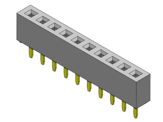 TYPE 1 simple femelle *2 PIN To 1*40PIN H=4.30mm d'immersion de rangée du connecteur 2.00mm d'en-tête